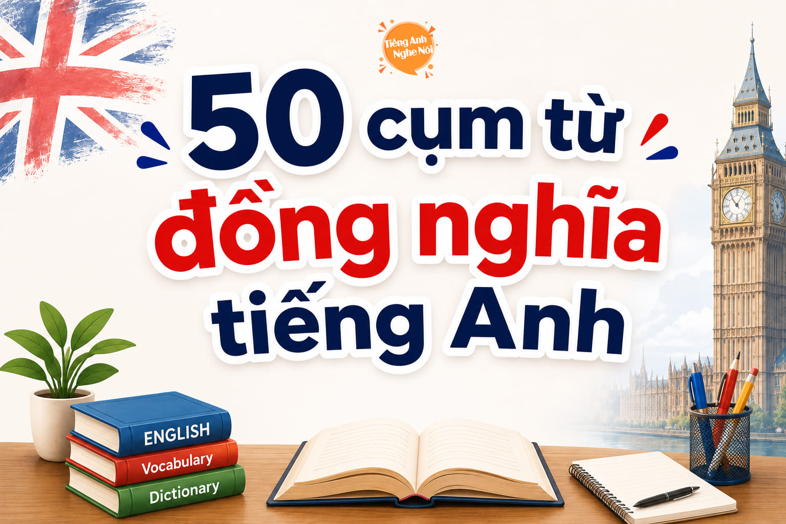 cum tu dong nghia tieng anh