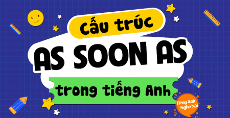 cau truc as soon as trong tieng anh