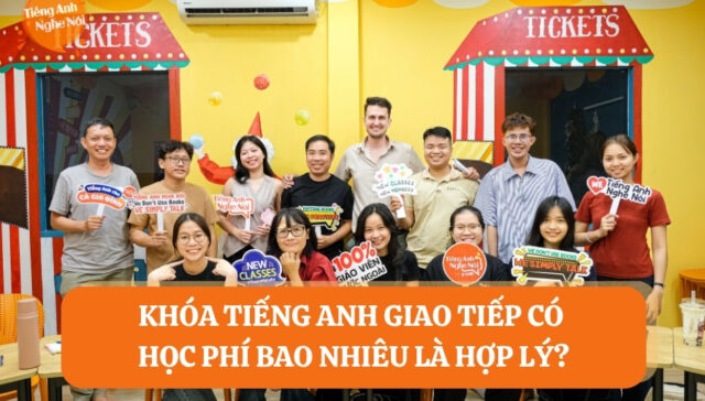 khoa tieng anh giao tiep co hoc phi bao nhieu