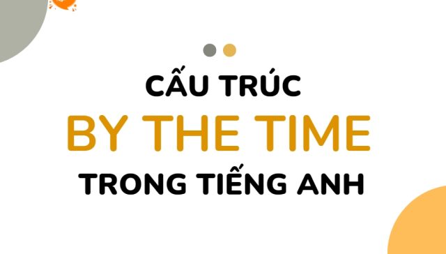 cau truc By the time trong tieng Anh