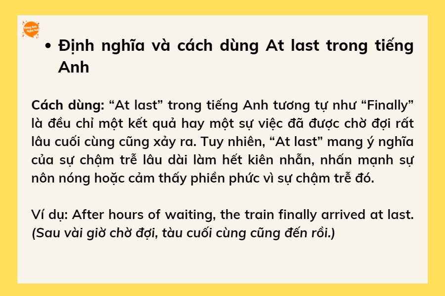 phan biet Finally Lastly At last In the end 6